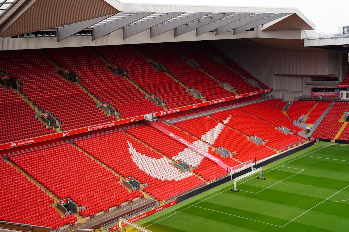 Anfield Stadium red seats