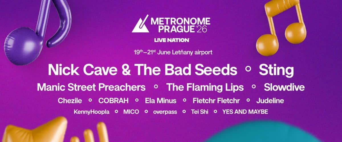 כרטיסים לפסטיבל METRONOME PRAGUE – NICK CAVE, STING, MANIC ST. PREEACHERS